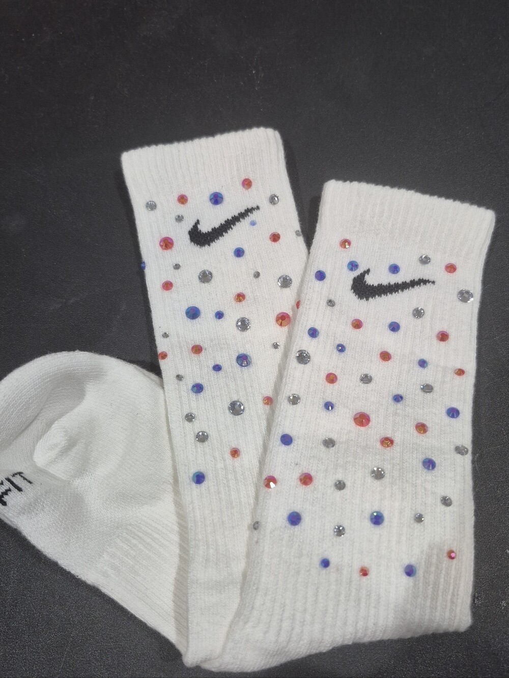 Nike beadazzled Patriotic Socks